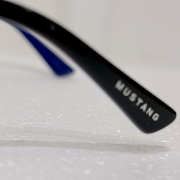 Mustang Eyeglass Frame  1918 Ebony Deep Blue - Picture 9 of 15